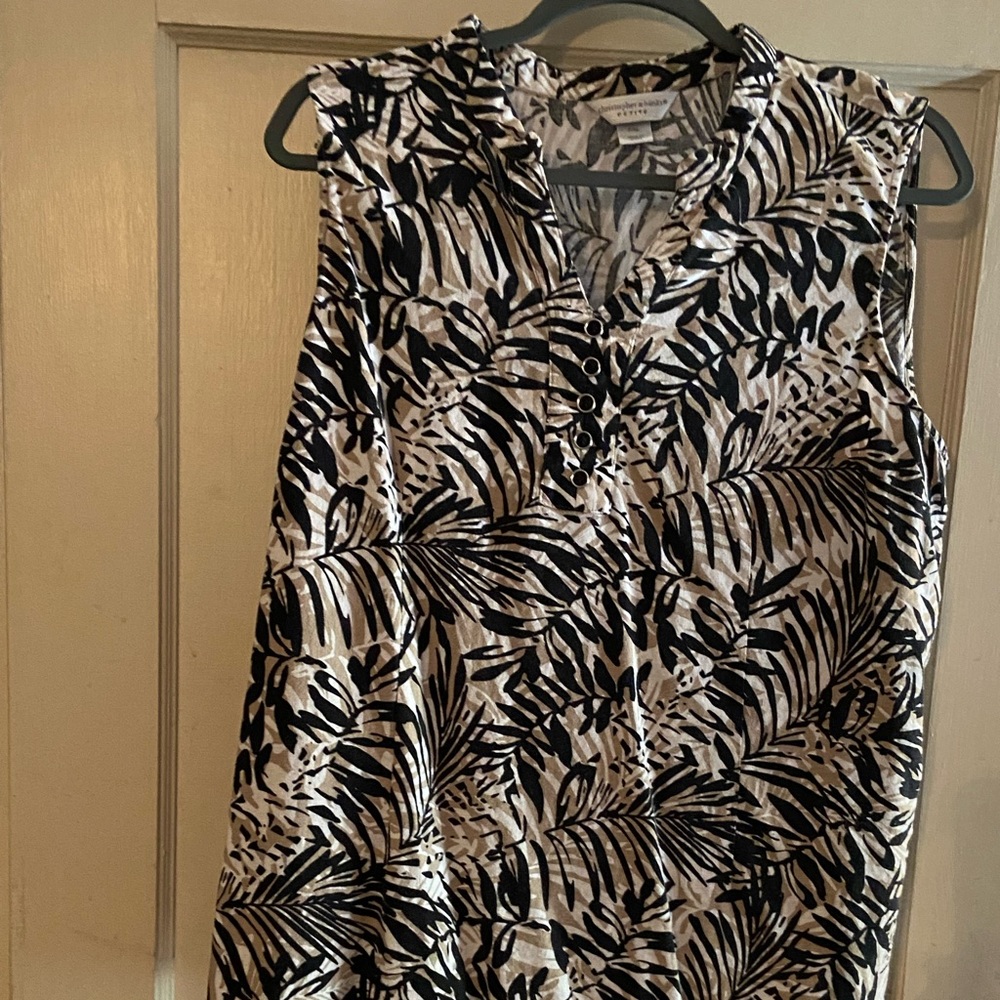 Womens animal print blouse